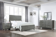 Load image into Gallery viewer, Nathan Bedroom Set White Marble and Grey
