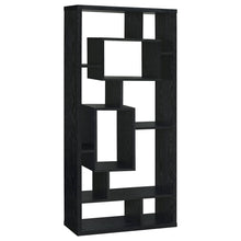 Load image into Gallery viewer, Linbrook 10-shelf Bookcase Black Oak image
