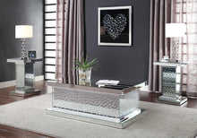 Load image into Gallery viewer, Nysa Mirrored &amp; Faux Crystals Coffee Table
