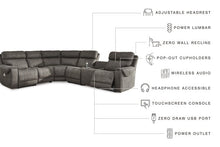 Load image into Gallery viewer, Hoopster 6-Piece Power Reclining Sectional
