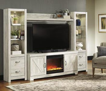 Load image into Gallery viewer, Bellaby 4-Piece Entertainment Center with Fireplace
