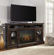 Load image into Gallery viewer, Roddinton 72&quot; TV Stand with Electric Fireplace
