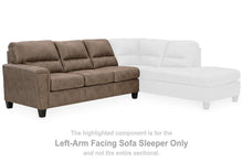 Load image into Gallery viewer, Navi 2-Piece Sectional Sofa Sleeper Chaise
