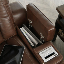 Load image into Gallery viewer, The Man-Den Power Reclining Loveseat with Console
