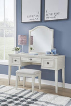 Load image into Gallery viewer, Robbinsdale Mirrored Vanity with Bench
