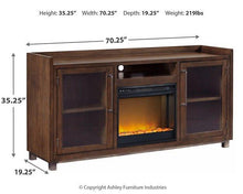 Load image into Gallery viewer, Starmore 70&quot; TV Stand with Electric Fireplace
