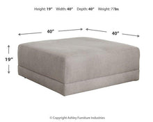 Load image into Gallery viewer, Katany Oversized Accent Ottoman
