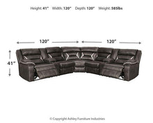 Load image into Gallery viewer, Kincord Power Reclining Sectional
