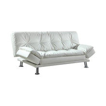 Load image into Gallery viewer, Dilleston Tufted Back Upholstered Sofa Bed White
