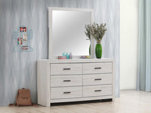 Load image into Gallery viewer, Brantford Rectangle Dresser Mirror Coastal White
