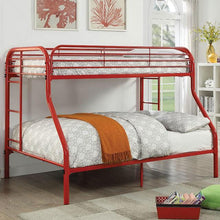 Load image into Gallery viewer, Opal Red Twin/Full Bunk Bed image
