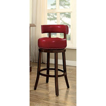 Load image into Gallery viewer, SHIRLEY Dark Oak/Red 29&quot; Bar Stool
