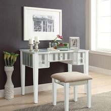 Load image into Gallery viewer, Joyce White Vanity w/ Stool
