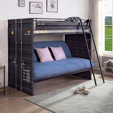 Load image into Gallery viewer, LAFRAY Twin Bunk Bed w/ Futon Base image
