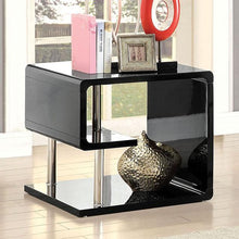 Load image into Gallery viewer, Ninove Black/Chrome End Table image
