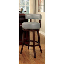 Load image into Gallery viewer, SHIRLEY Dark Oak/Gray 24&quot; Bar Stool
