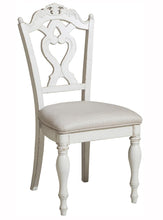 Load image into Gallery viewer, Cinderella Chair in Antique White with Grey Rub-Through 1386NW-11C
