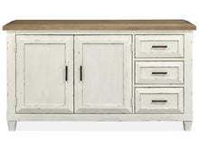 Load image into Gallery viewer, Magnussen Furniture Hutcheson Buffet in Berkshire Beige and Homestead White D5164-1
