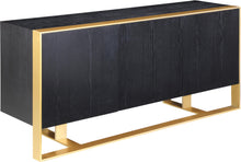 Load image into Gallery viewer, Sherwood Black Wood Sideboard/Buffet image
