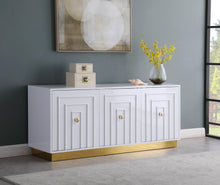 Load image into Gallery viewer, Cosmopolitan White Lacquer Sideboard/Buffet
