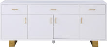 Load image into Gallery viewer, Excel White Lacquer Sideboard/Buffet
