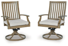 Load image into Gallery viewer, Rainier Ranch Outdoor Swivel Chair with Cushion (Set of 2) image
