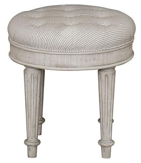 Pulaski Campbell Street Upholstered Vanity Stool in Vanilla Cream image