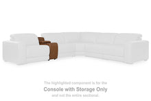 Load image into Gallery viewer, Magic Man Power Reclining Sectional Loveseat with Console
