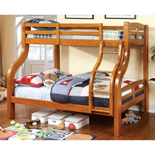 Load image into Gallery viewer, Solpine Oak Twin/Full Bunk Bed
