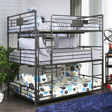 Load image into Gallery viewer, Olga I Sand Black Full/Full/Full Bunk Bed image
