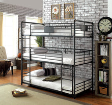 Load image into Gallery viewer, Olga I Antique Black Twin/Twin/Twin Bunk Bed image
