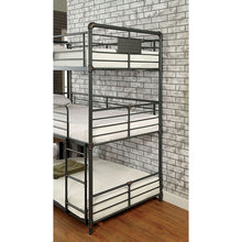 Load image into Gallery viewer, Olga I Antique Black Twin/Twin/Twin Bunk Bed
