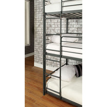 Load image into Gallery viewer, Olga I Antique Black Twin/Twin/Twin Bunk Bed
