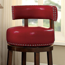 Load image into Gallery viewer, SHIRLEY Dark Oak/Red 29&quot; Bar Stool image
