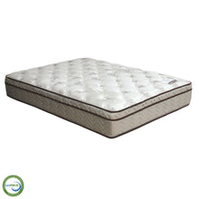 Load image into Gallery viewer, Lilium White/Brown 13&quot; Euro Pillow Top Mattress, Twin
