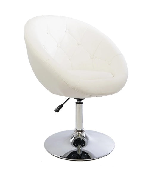 ANTOINETTE ROUND TUFTED VANITY CHAIR