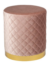 Load image into Gallery viewer, OLIVIA QUILTED VANITY OTTOMAN
