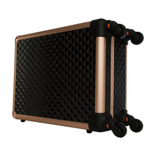 Load image into Gallery viewer, SLAYCASE® XL VANITY TRAVEL CASE IN BLACK &amp; ROSE GOLD STUDDED
